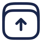 Archive Up Minimlistic SVG Icon